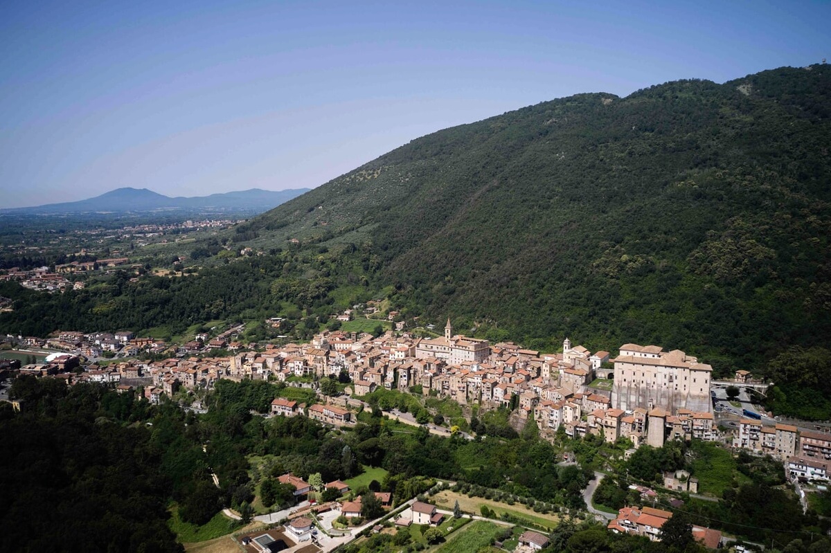 Genazzano vista dall'alto